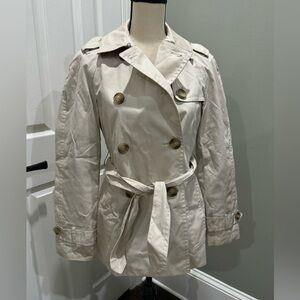 Coach short trench coat